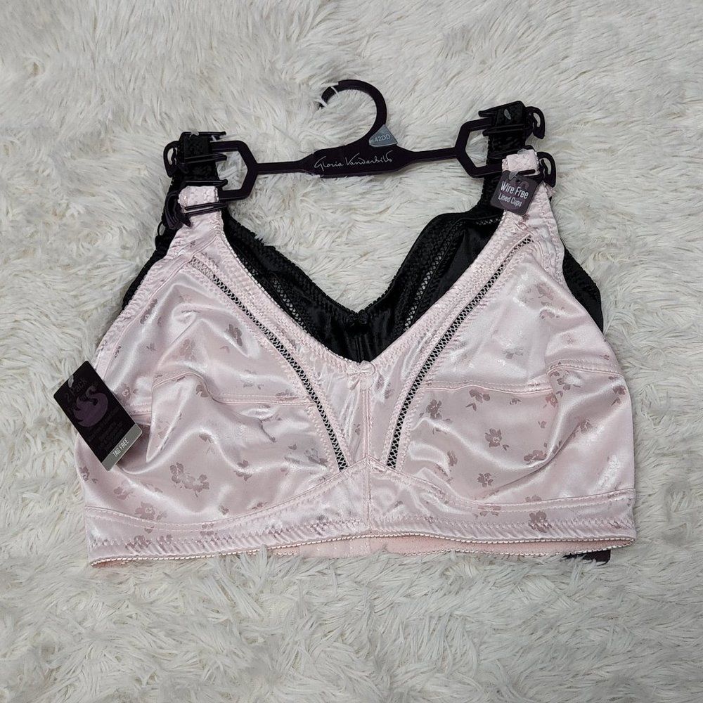 Gloria Vanderbilt X2 pack full coverage bras